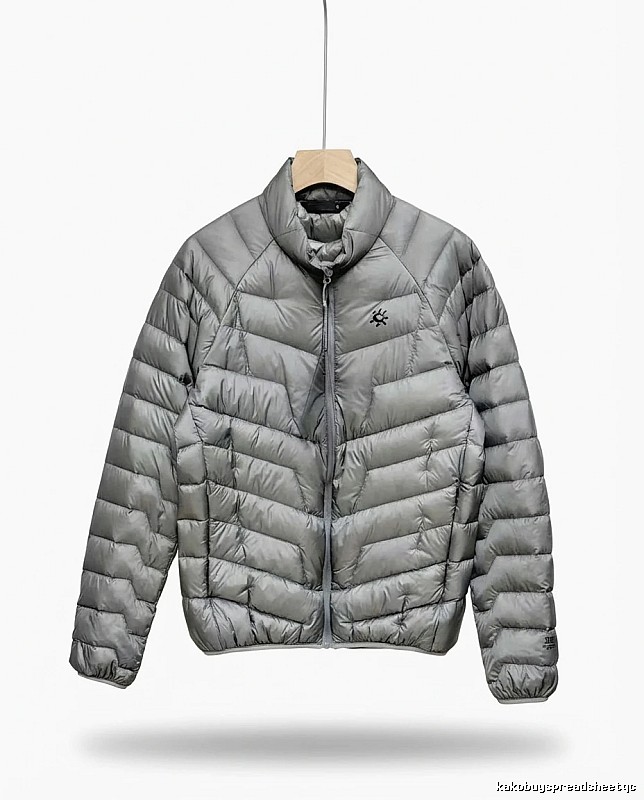 KAILAS Outdoor Style Silver Gray Down Jacket