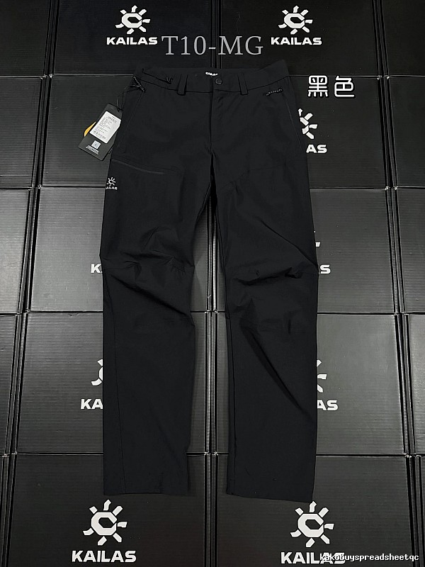 KAILAS Technical Hiking Pants in Black - performance logo