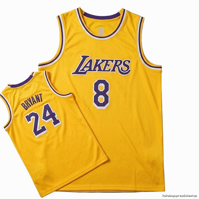 Kobe Lakers retro yellow jersey