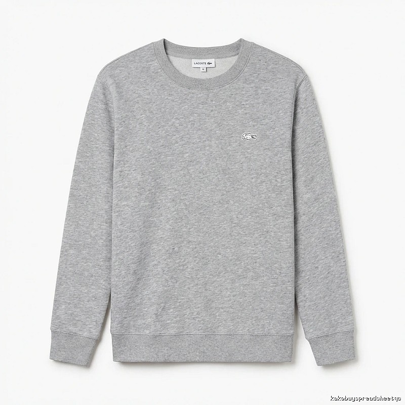 Lacoste basic simple grey sweatshirt