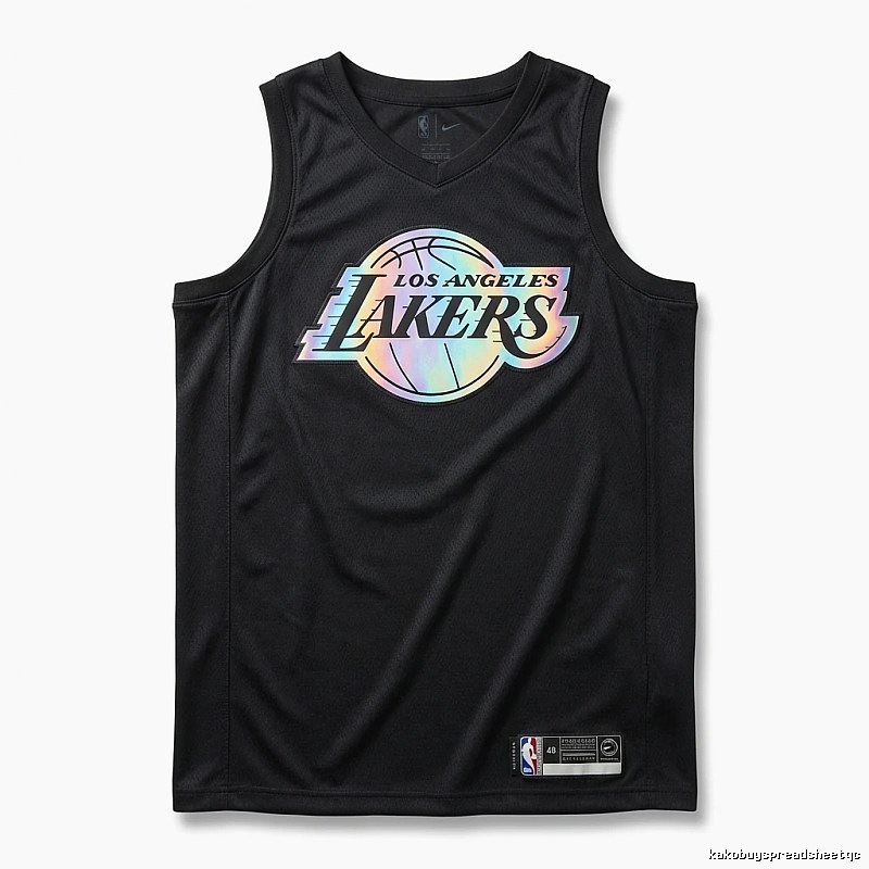LBJ Lakers black trendy brand vest