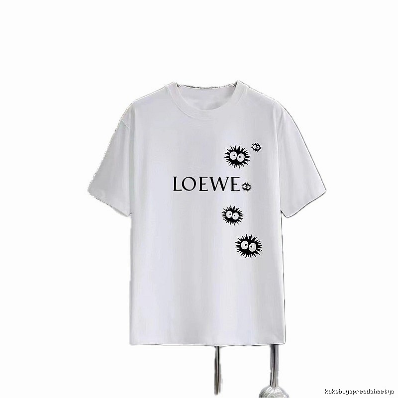 LOEWE Elf Co-branded Trendy Style White T-Shirt