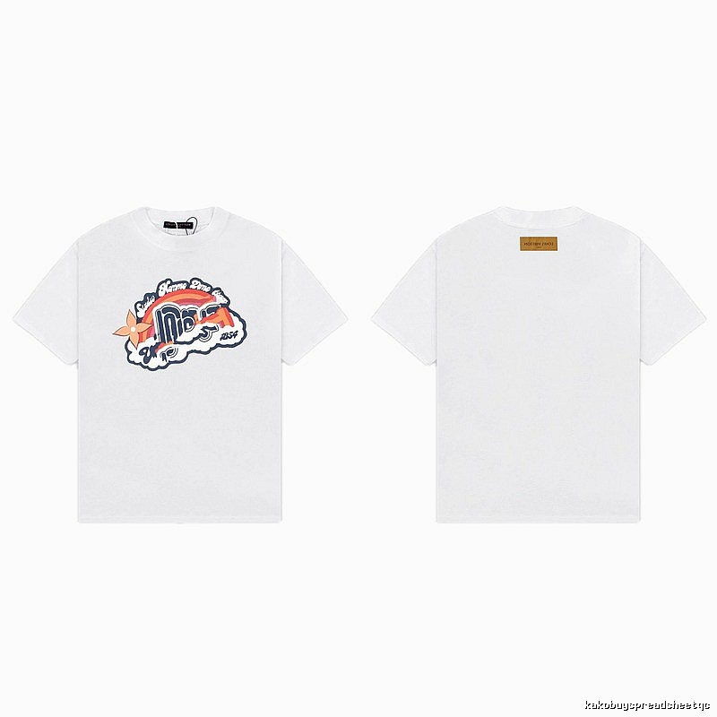 Louis Vuitton Printed Collection American Vintage White T-Shirt