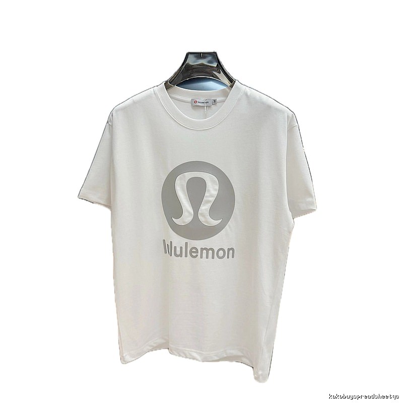 lululemon Classic Printed Sporty White T-Shirt