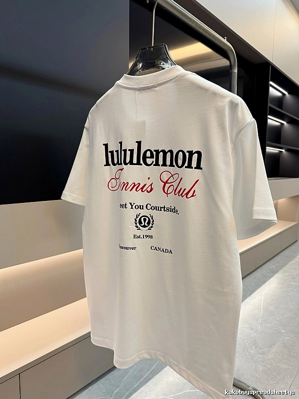 lululemon Tennis Club Casual Style White T-Shirt