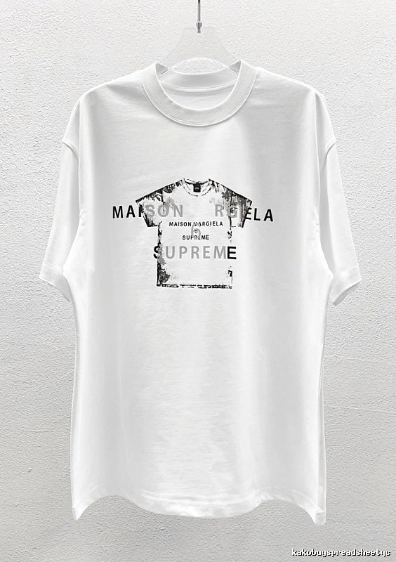 Maison Margiela Co-branded Street Style White T-shirt