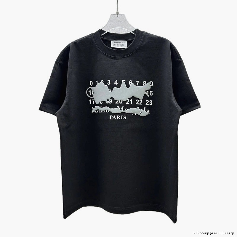 Maison Margiela Digital High Street Black T-shirt