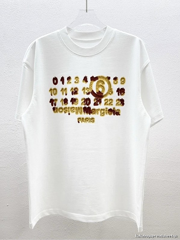 Maison Margiela Number Series High-Street White T-Shirt