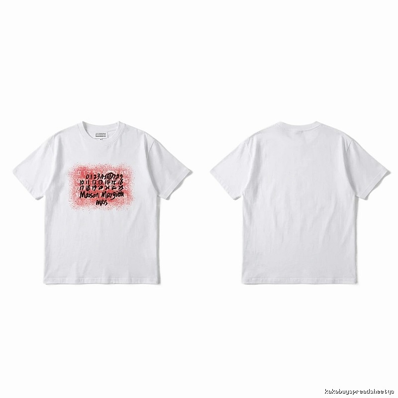 Maison Margiela white T-shirt with digital print