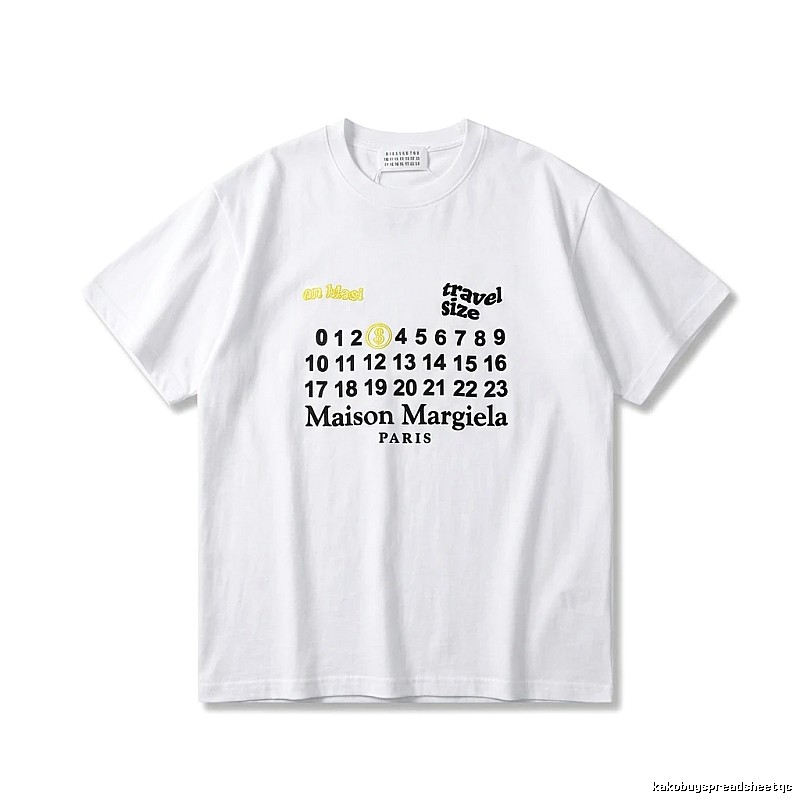 Maison Margiela white T-shirt with digital printing