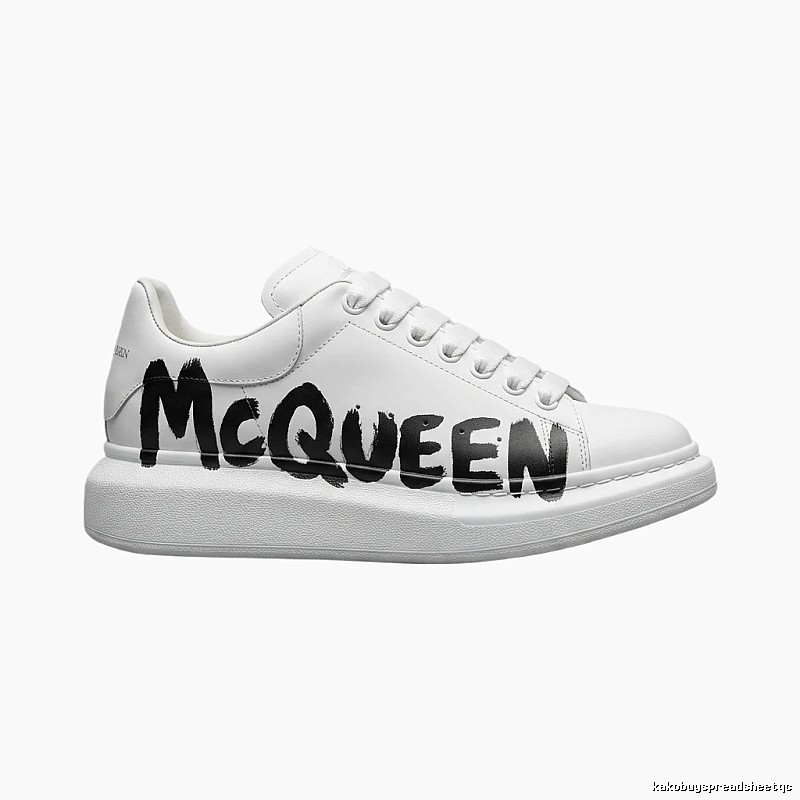 McQueen - printed casual - style white shoes