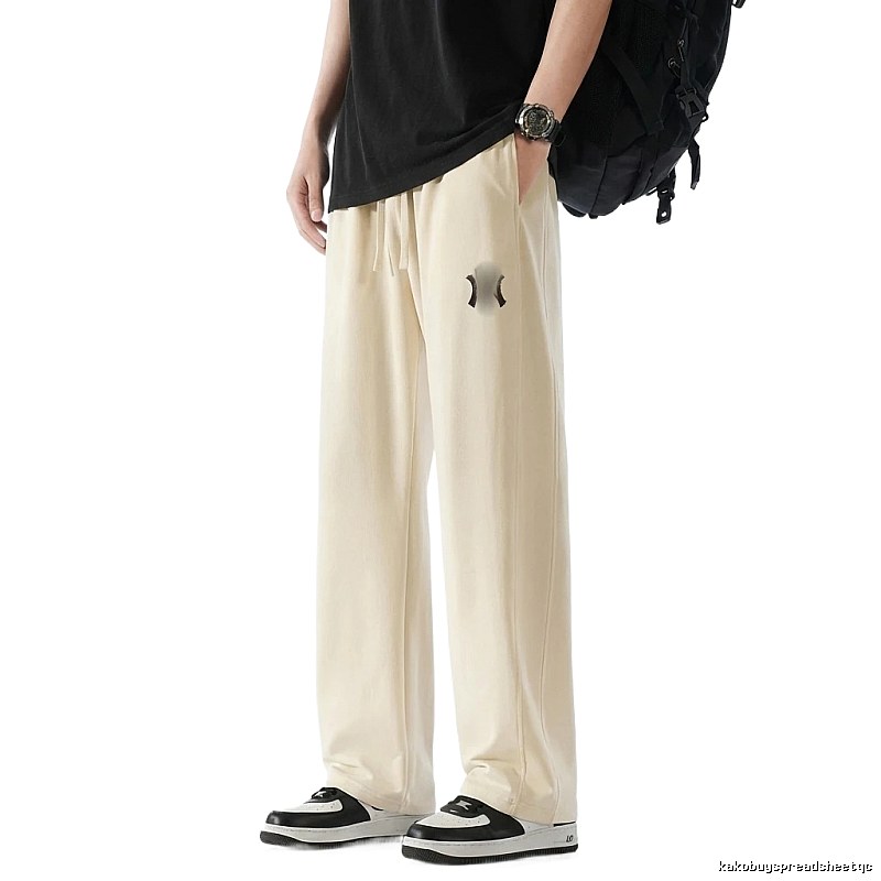 MLB Beige Casual Wide-Leg Pants