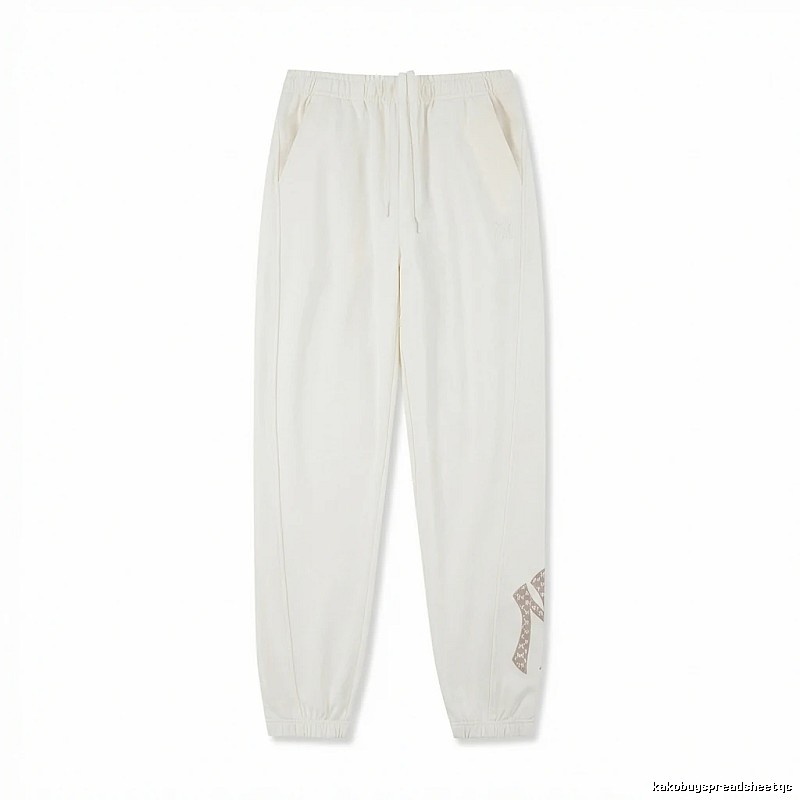 MLB casual style white sweatpants