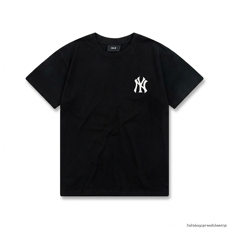 MLB classic simple style black T-shirt
