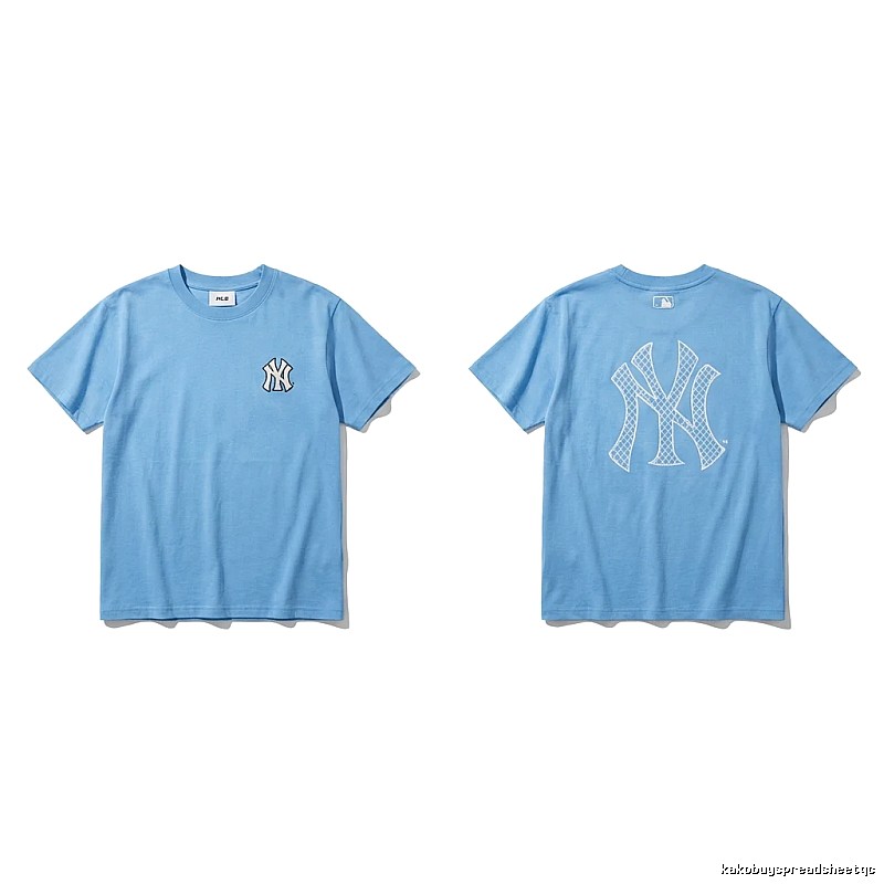 MLB Classic Simple Style Blue T-shirt