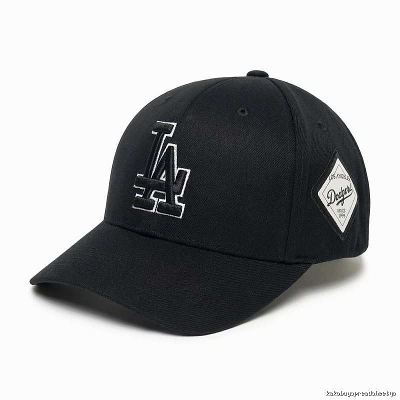 MLB Dodgers black baseball cap