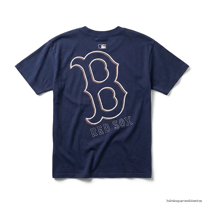 MLB Red Sox Dark Blue T-shirt