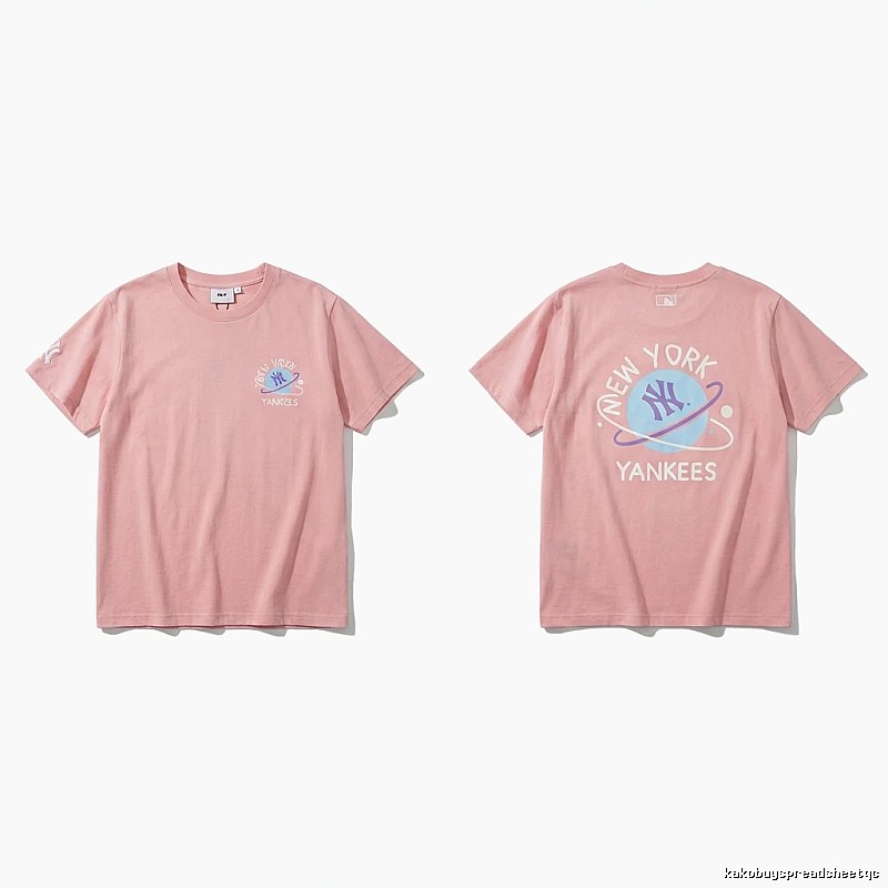 MLB Yankees pink T-shirts