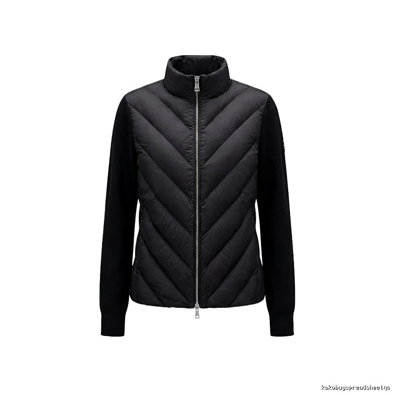 Moncler black casual style down jacket