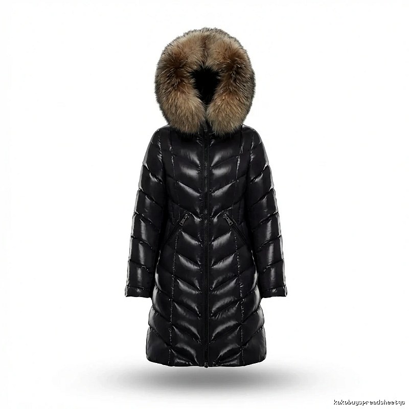 Moncler black luxury style down jacket