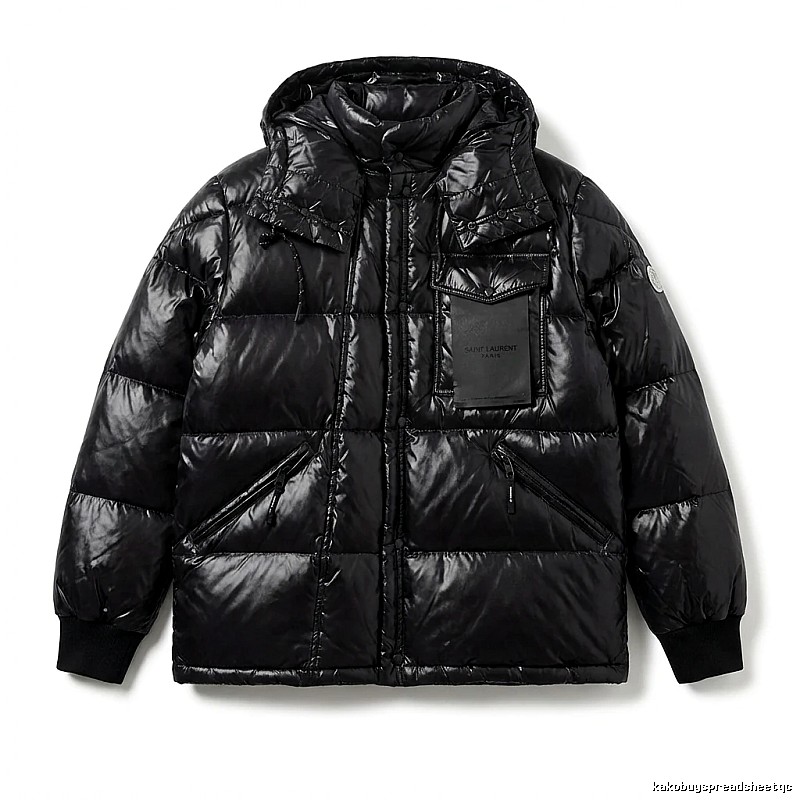 Moncler black trendy and cool down jacket