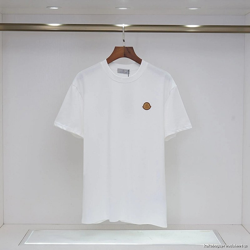 Moncler Classic Minimalist Style White Short-sleeve T-shirt