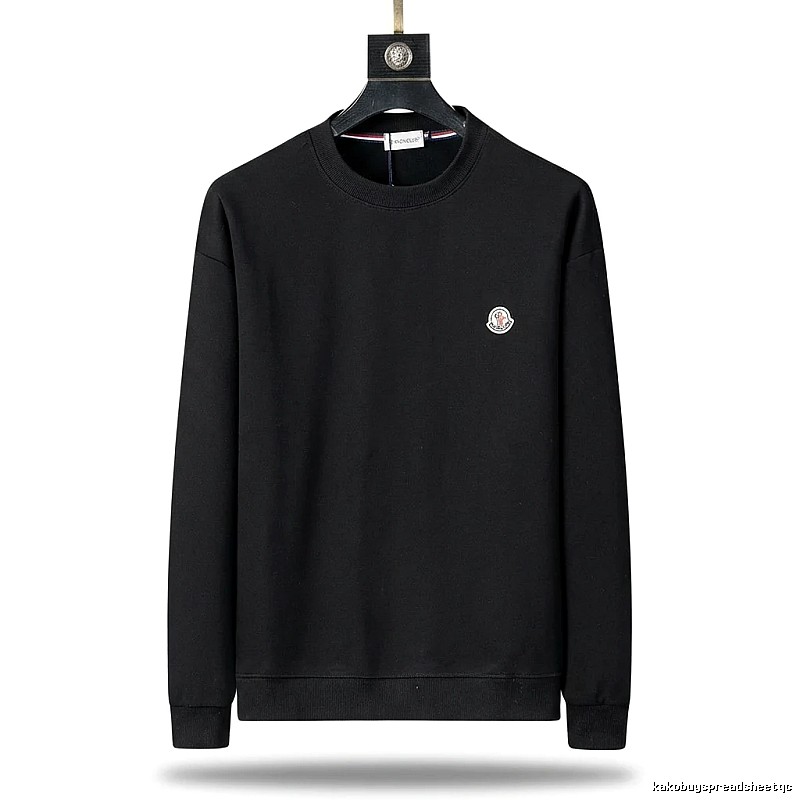 Moncler classic simple black sweatshirt