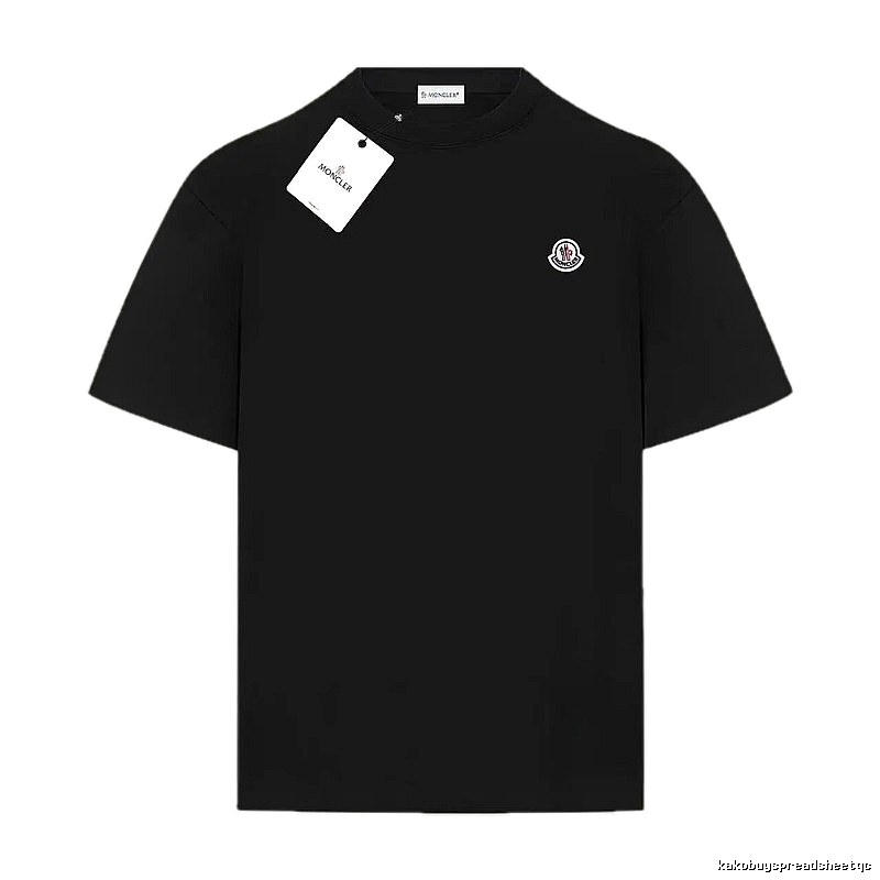 Moncler classic simple black T-shirt