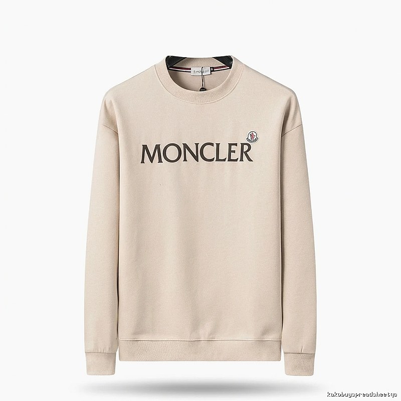 Moncler minimalist beige sweatshirt