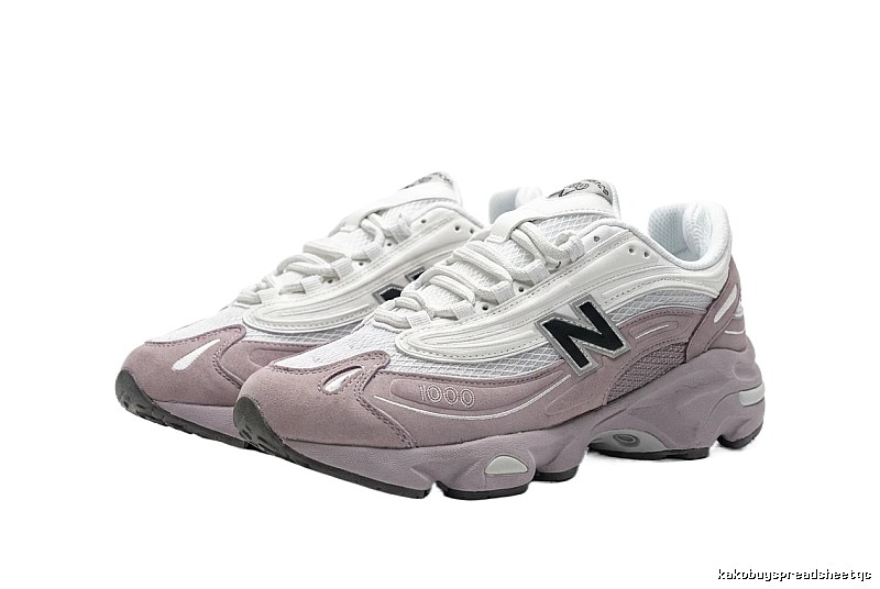 New Balance 1906 retro style pink and white shoes