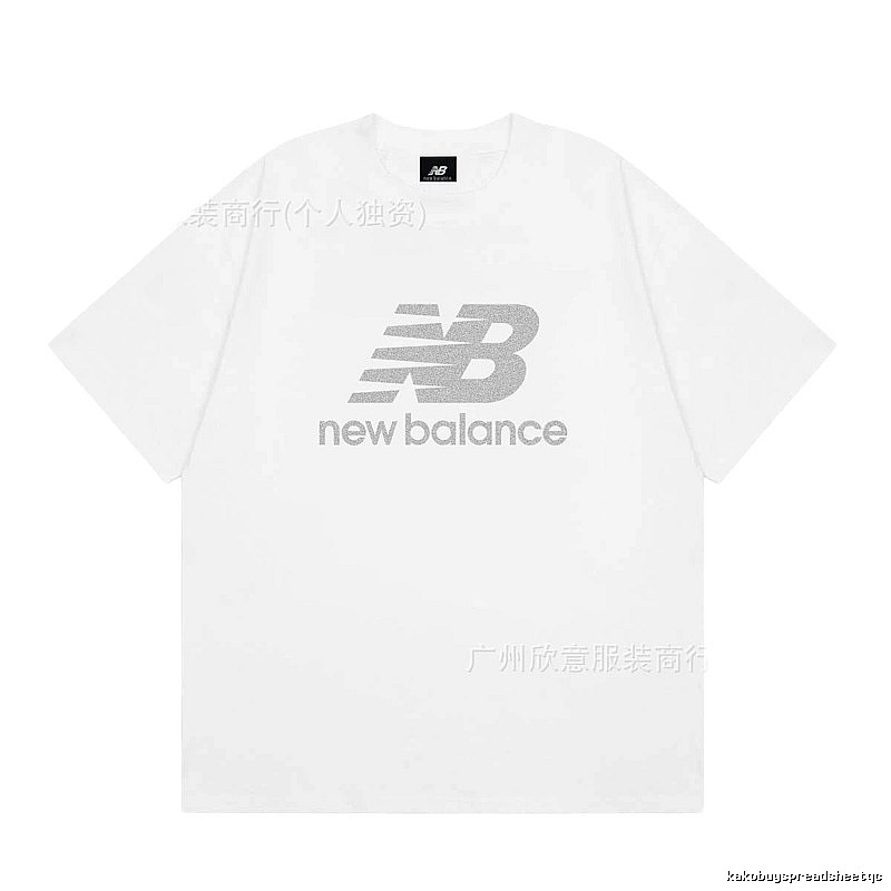New Balance Classic Casual Style White Short-sleeve T-shirt
