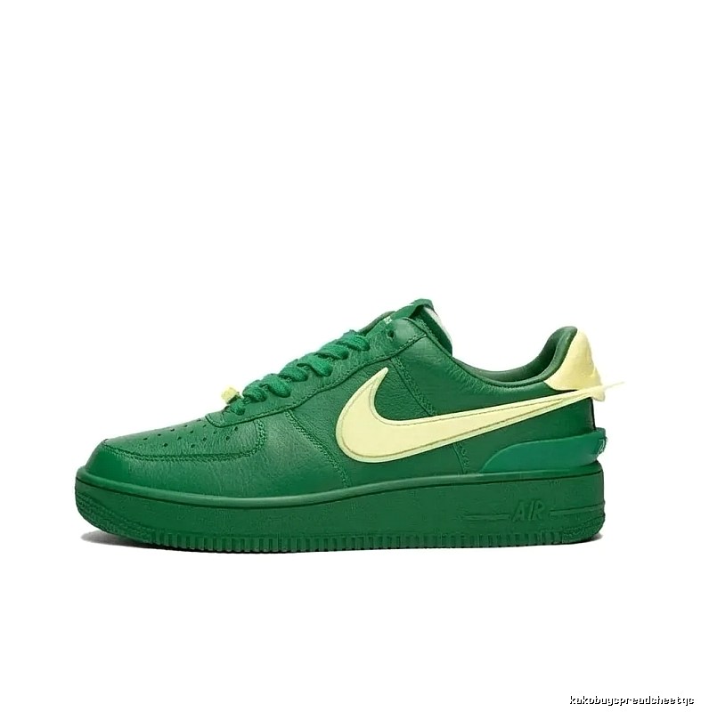 Nike Air Force 1 green sneakers