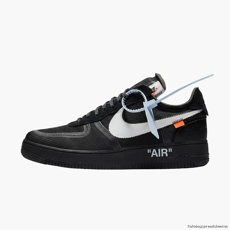 Nike Air Force black and gray trendy cool sports shoes