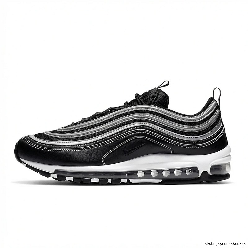 Nike Air Max 97 Black and White Trendy Sneakers