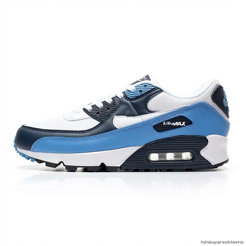 Nike Air Max Blue and White Retro Athletic Shoes