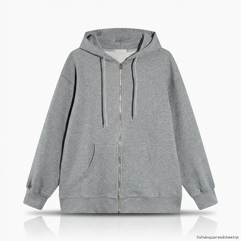 Other simple style hooded gray sweatshirt