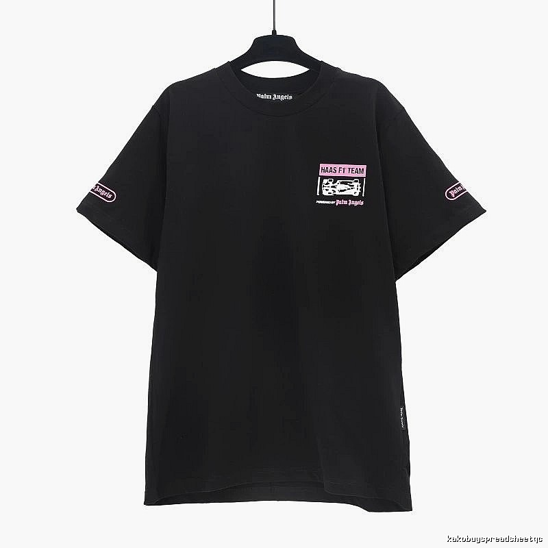 Palm Angels Streetwear Logo T-shirt White Palm Tree with Logo Accent