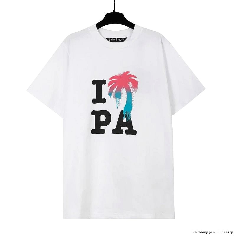 Palm Angels Weekend Logo T-shirt White Palm Tree for Weekend Wear