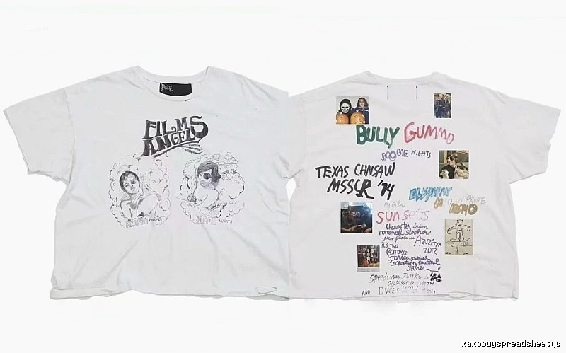 Paly Hollywood Graffiti Street Style White T-Shirt