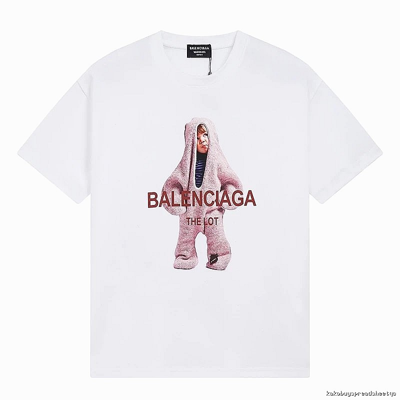 Parisian-style printed white T-shirt