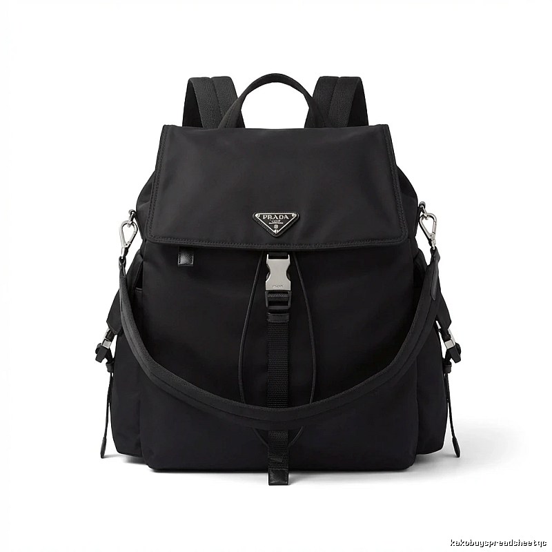 Prada classic black backpack