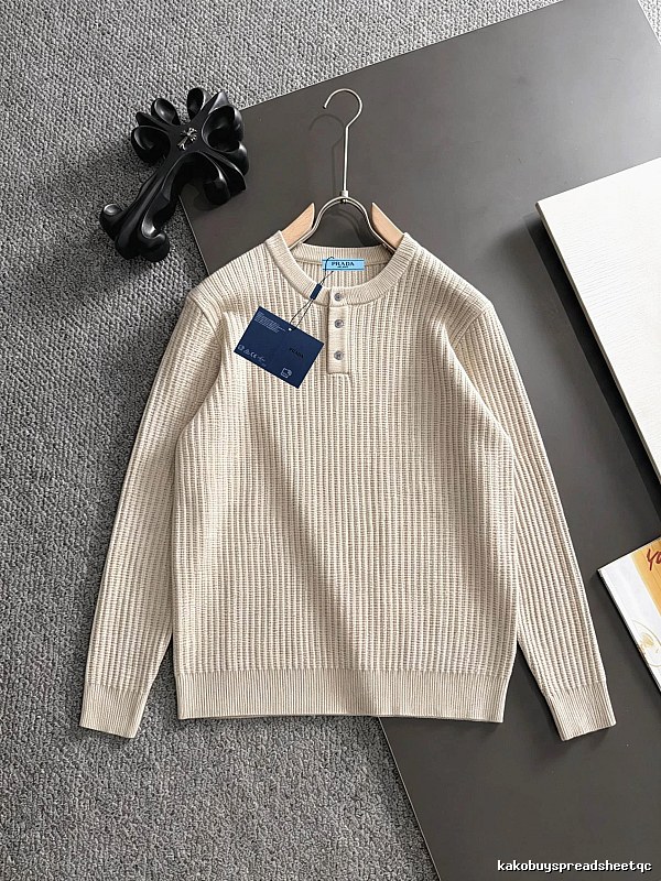 Prada Ribbed Cardigan with Beige Ribbed Zip Cardigan with