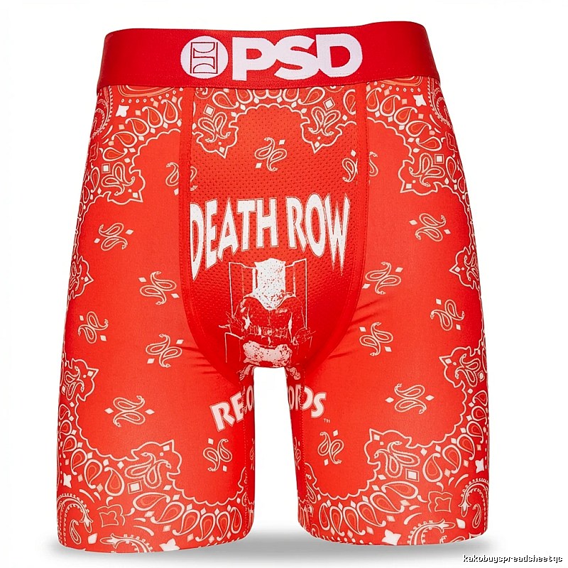 PSD Death Row Retro Style Red Underwear
