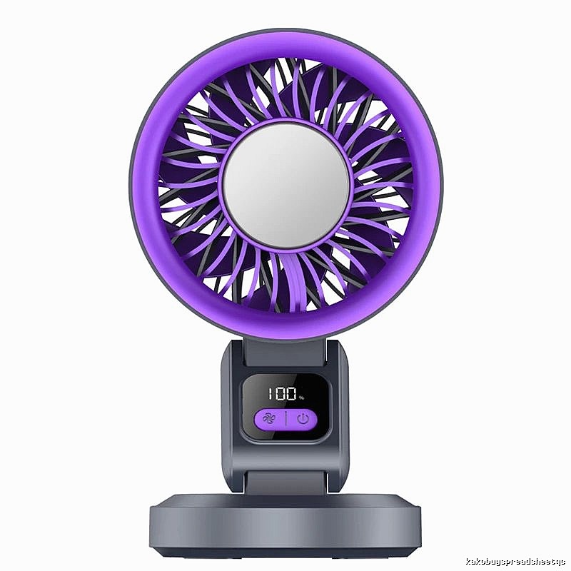 Quick Cooling Desktop Cooling Fan Gray Cold-compress Version