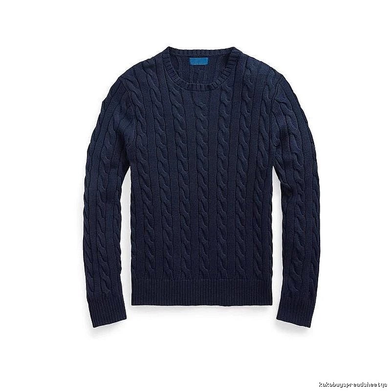 Ralph Lauren Classic Cable-knit sweater Navy Cable Knit for Daily Styling