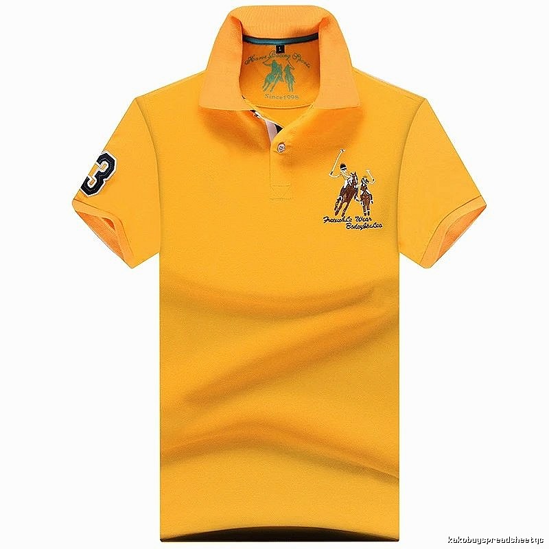 Ralph Lauren Classic Yellow polo shirt Bright Yellow Polo with Travel-Friendly Style