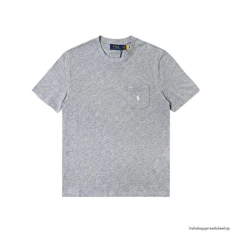 Ralph Lauren minimalist style grey T-shirt