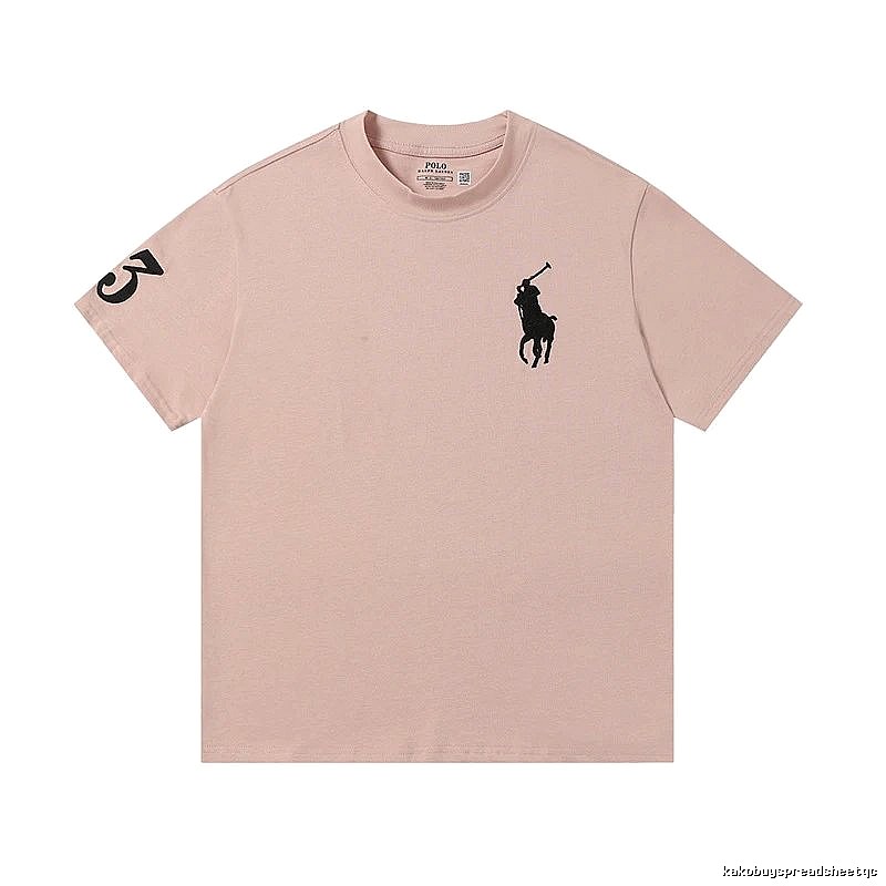 Ralph Lauren pink minimalist style T-shirt
