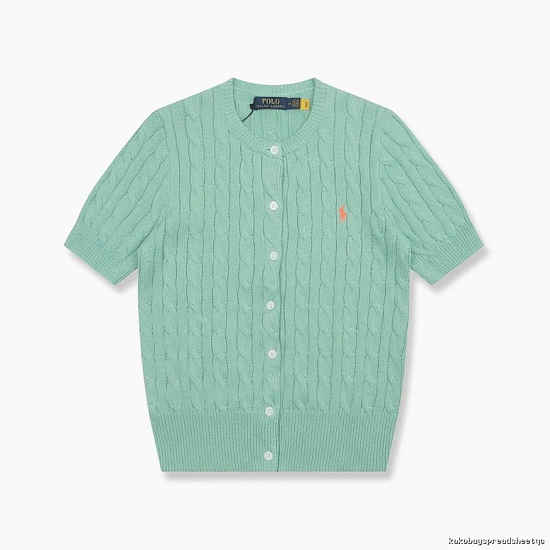 Ralph Lauren Polo light green knitted cardigan