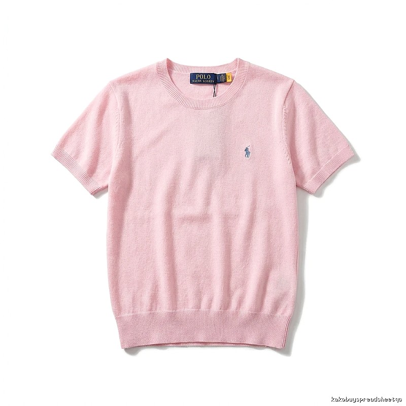 Ralph Lauren Polo pink trendy brand short-sleeve shirt